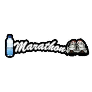 Scrapbook Customs Marathon - Sport Topper Sticker