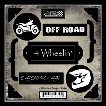 Scrapbook Customs 4 Wheeling - Antique Sticker