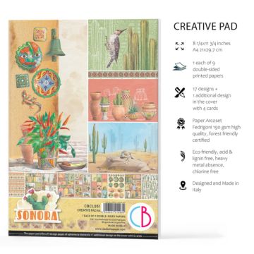 SONORA CREATIVE PAD A4 9/PKG
