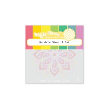 Waffle Flower Crafts - Stencils - Mandala Quad