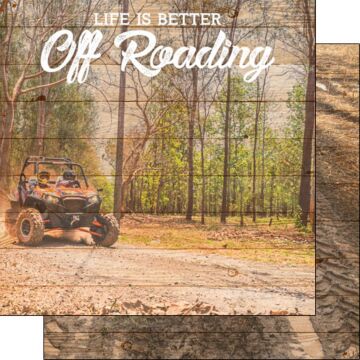 Scrapbook Customs - Life is Better Off Roading 12x12 paper
