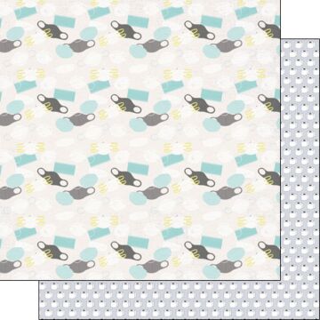 Scrapbook Customs - Covid-19 Masks/TP DS - Companion pattern DS Paper 12 x 12