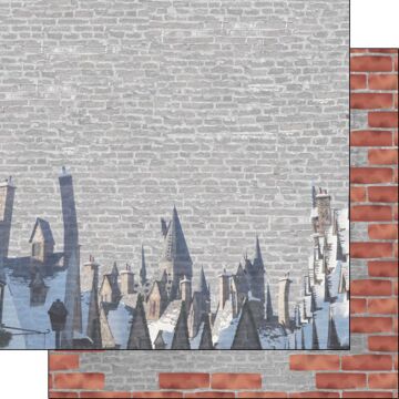 Scrapbook Customs - Wizarding World - Village DS Paper