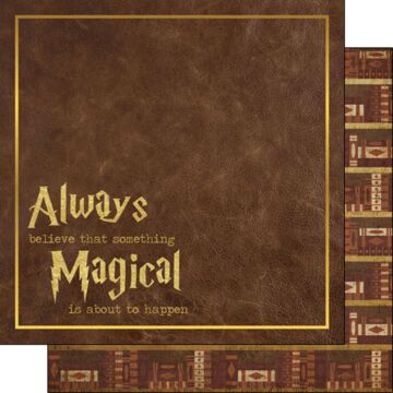 Scrapbook Customs - Wizarding World - Books DS Paper