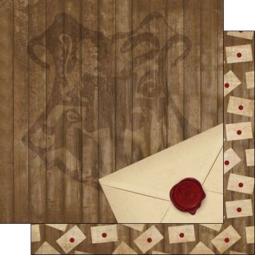 Scrapbook Customs - Wizarding World - Letters DS Paper