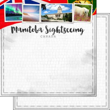 Preorder Scrapbook Customs Manitoba Canada Sights Paper