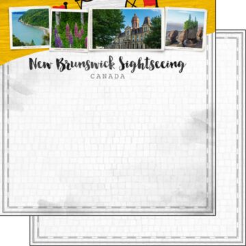 Preorder Scrapbook Customs New Brunswick Canada Sights Paper