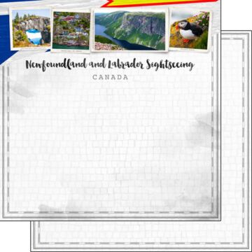 Preorder Scrapbook Customs Newfoundland Canada Sights Paper