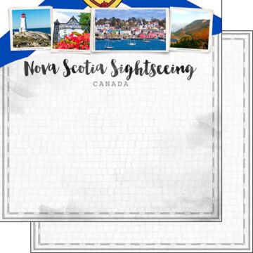 Preorder Scrapbook Customs Nova Scotia Canada Sights Paper