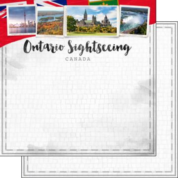Preorder Scrapbook Customs Ontario Canada Sights Paper
