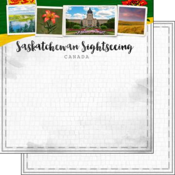 Preorder Scrapbook Customs Saskatchewan Canada Sights Paper