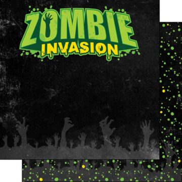 Scrapbook Customs Zombie Invasion DS (Double-Sided Paper 12 x 12)