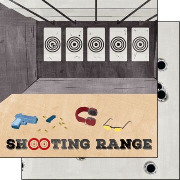 Scrapbook Customs - Shooting Range (Double-Sided Paper 12 x 12)