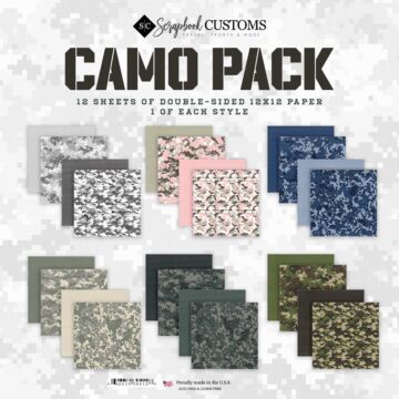 Scrapbook Customs - Camo Pack - DS Paper Kit