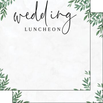 Scrapbook Customs - Wedding Luncheon DS 12x12 Paper