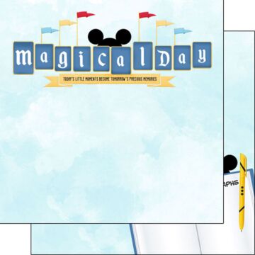 Scrapbook Customs Magical Day DS Paper Double-Sided Paper 12 x 12