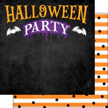 Scrapbook Customs Halloween Party DS Paper Double-Sided Paper 12 x 12