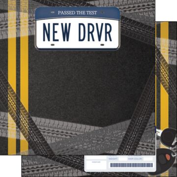 Scrapbook Customs New Driver DS Paper 12x12