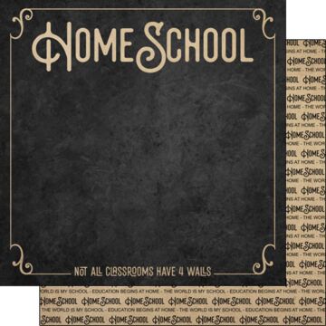 Scrapbook Customs Home School DS Paper 12x12