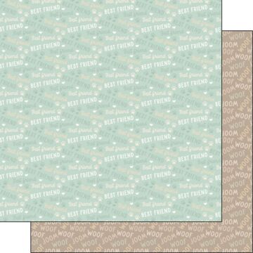 Preorder Scrapbook Customs Dog Best Friend Woof DS Paper