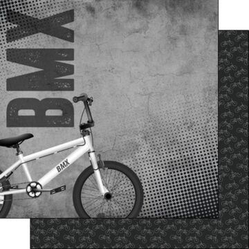 Scrapbook Customs BMX Grunge Paper 12x12