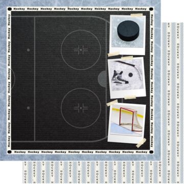 Preorder Scrapbook Customs Hockey Craft Right DS Paper