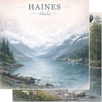 Preorder Scrapbook Customs Haines - Watercolor Port DS Paper