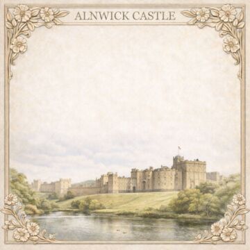 Preorder Scrapbook Customs England - Alnwick Castle Wander Paper