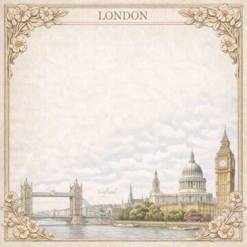 Preorder Scrapbook Customs England - London Wander Paper