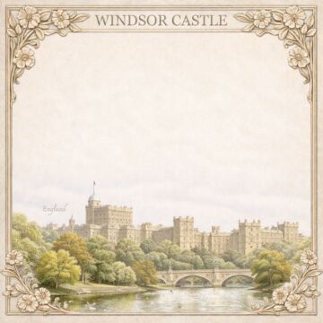 Preorder Scrapbook Customs England - Windsor Castle Wander Paper