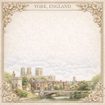 Preorder Scrapbook Customs England - York Wander Paper