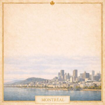 Preorder Scrapbook Customs Canada - Montreal City Scape Wander Paper