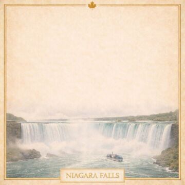 Preorder Scrapbook Customs Canada - Niagara Falls Maid of the Mist Wander Paper