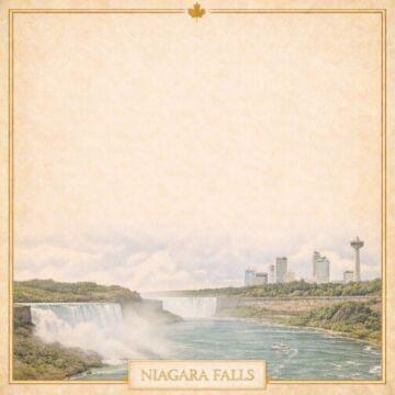Preorder Scrapbook Customs Canada - Niagara Falls Ontario Wander Paper