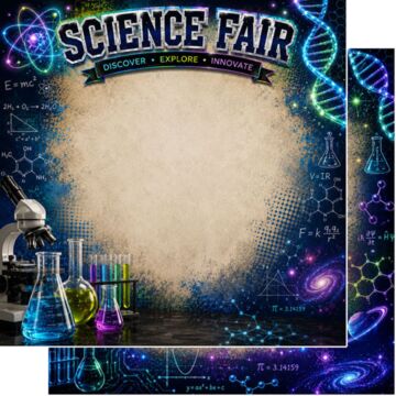 Preorder Scrapbook Customs Science Fair DS Paper