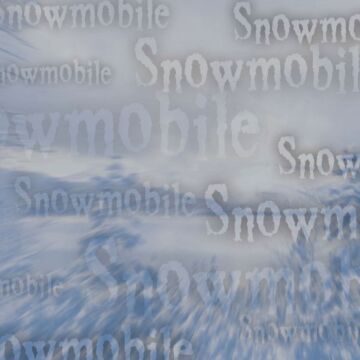 Snowmobile (Paper 12 x 12)