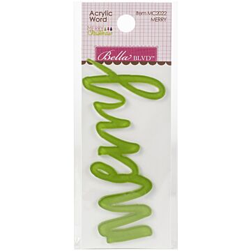 Bella BLVD - Merry Christmas - Acrylic Word - Merry