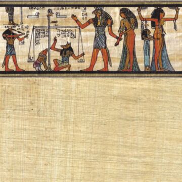 Scrapbook Customs - Egypt - Papyrus Scroll Paper 12 x 12
