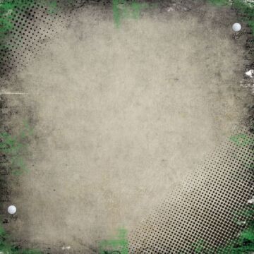 Scrapbook Customs - Single Sided Paper 12 x 12 - Golf - Antique Comp.