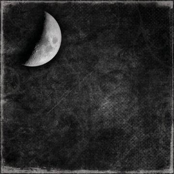 Preorder Scrapbook Customs First Quarter Moon Paper