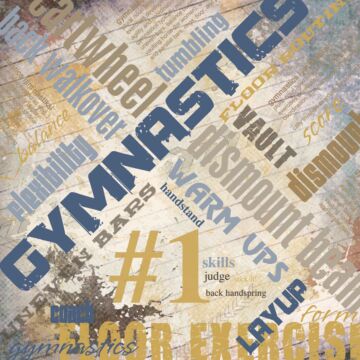 Scrapbook Customs Gymnastics Extreme Paper 12x12