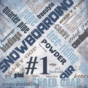 Scrapbook Customs Snowboarding Extreme Paper 12x12