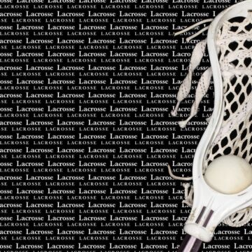 Scrapbook Customs Lacrosse Go Big Left Paper 12x12