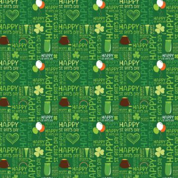 Scrapbook Customs - Happy St Pats Day (Paper 12 x 12)