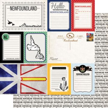 Preorder Scrapbook Customs Newfoundland - DS Vintage Journal Paper