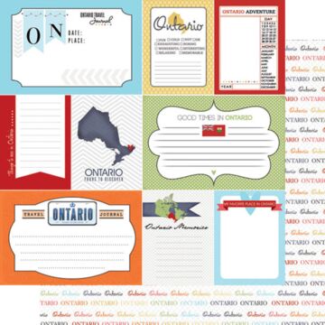 Scrapbook Customs - Ontario - DS Travel Journal (Paper 12 x 12)