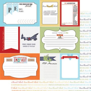 Scrapbook Customs - Double Sided Paper 12 x 12 - Prince Edward Island - DS Travel Journal