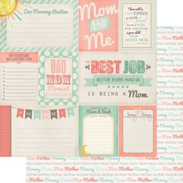 Scrapbook Customs - Double Sided Paper 12 x 12 - Mommy - DS Journal