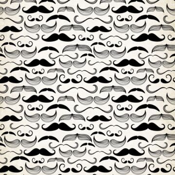 Scrapbook Customs - Mustache Vintage (Paper 12 x 12)