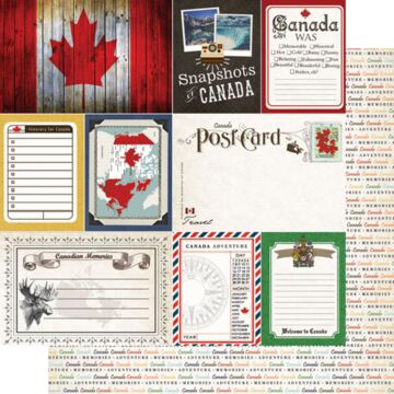 Scrapbook Customs - Double Sided Paper 12 x 12 - Canada - DS Journal